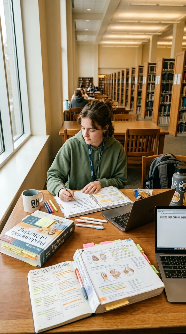 Nursing Student Study Schedule Weekend Catch-Up Plan