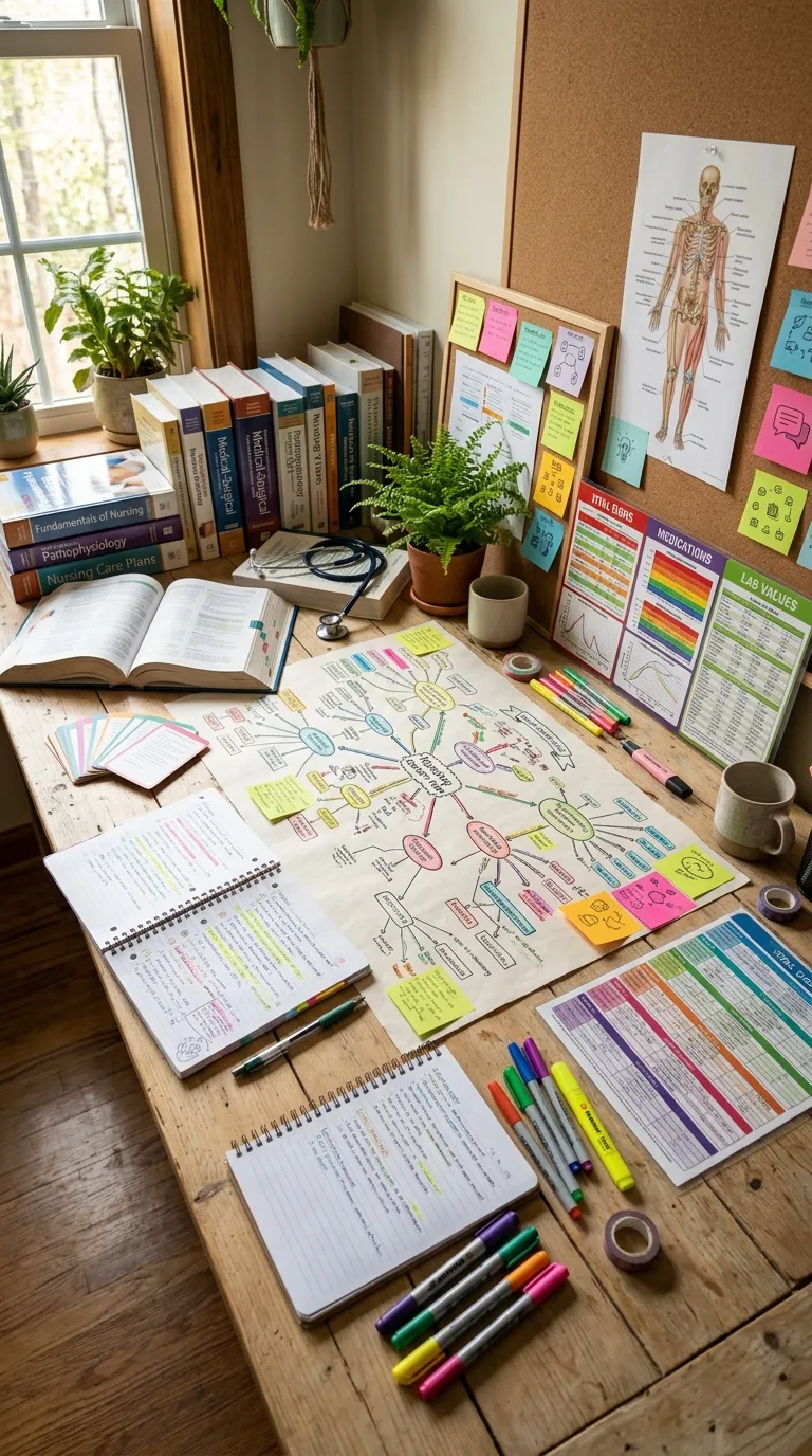Nursing study tips Concept Map Learning