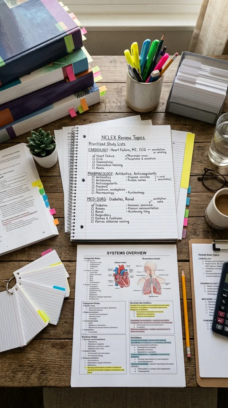 Nursing study tips Priority Topic Review