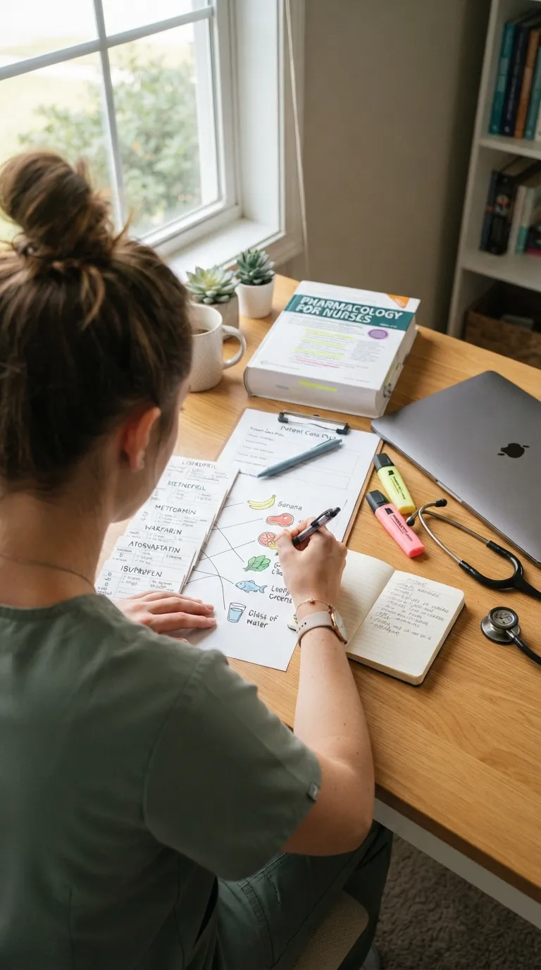 pharmacology notes for NCLEX Review Food Interactions