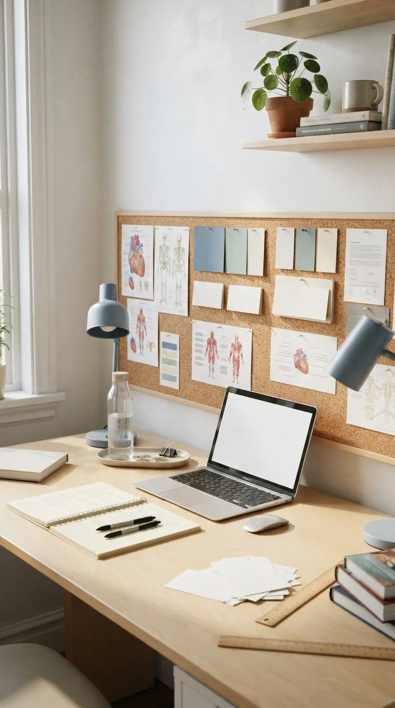 Nursing Study Aesthetic Anatomy Wall Display