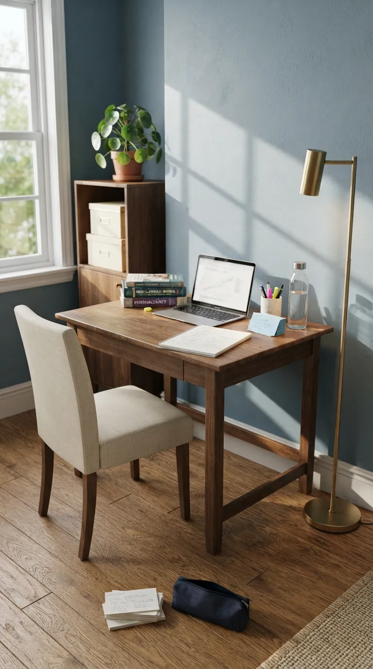 Nursing Study Aesthetic Blue Focus Zone