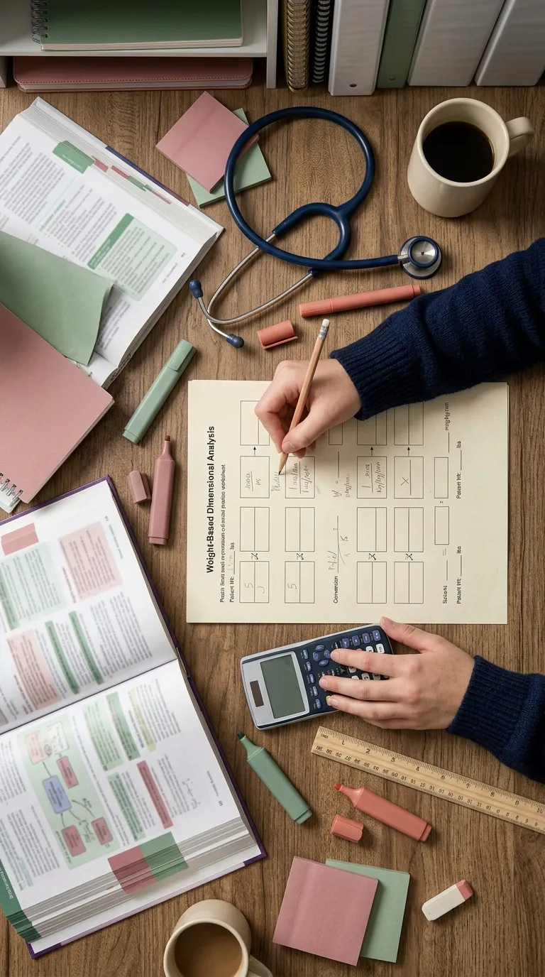 nursing dosage calculations using dimensional analysis Practice Weight-Based Chains